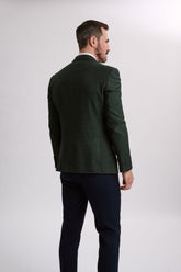 Caridi Olive Double Breasted Blazer